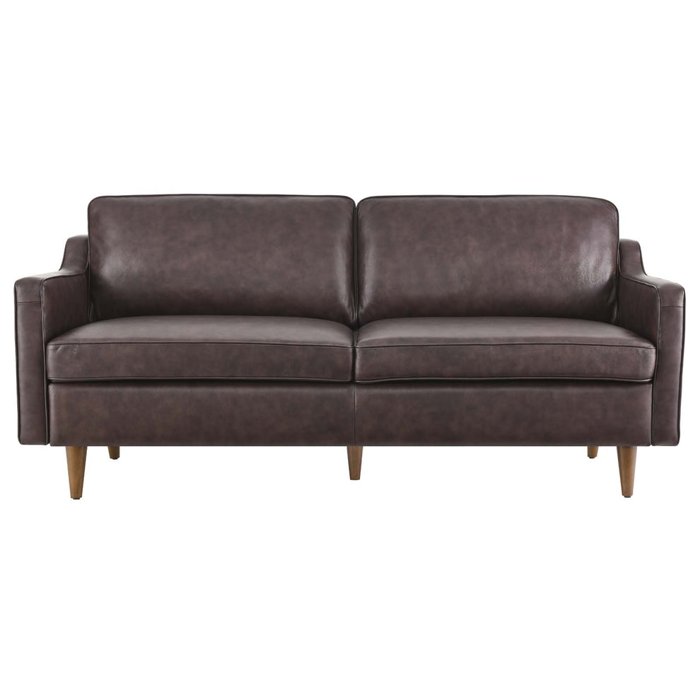 Impart Genuine Leather Sofa By Modway - EEI-5553 | Sofas | Modishstore - 7