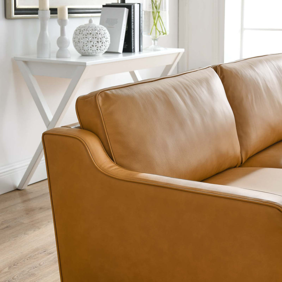 Impart Genuine Leather Sofa By Modway - EEI-5553 | Sofas | Modishstore - 15