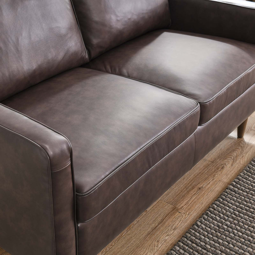 Impart Genuine Leather Loveseat By Modway - EEI-5554 | Loveseats | Modishstore - 8