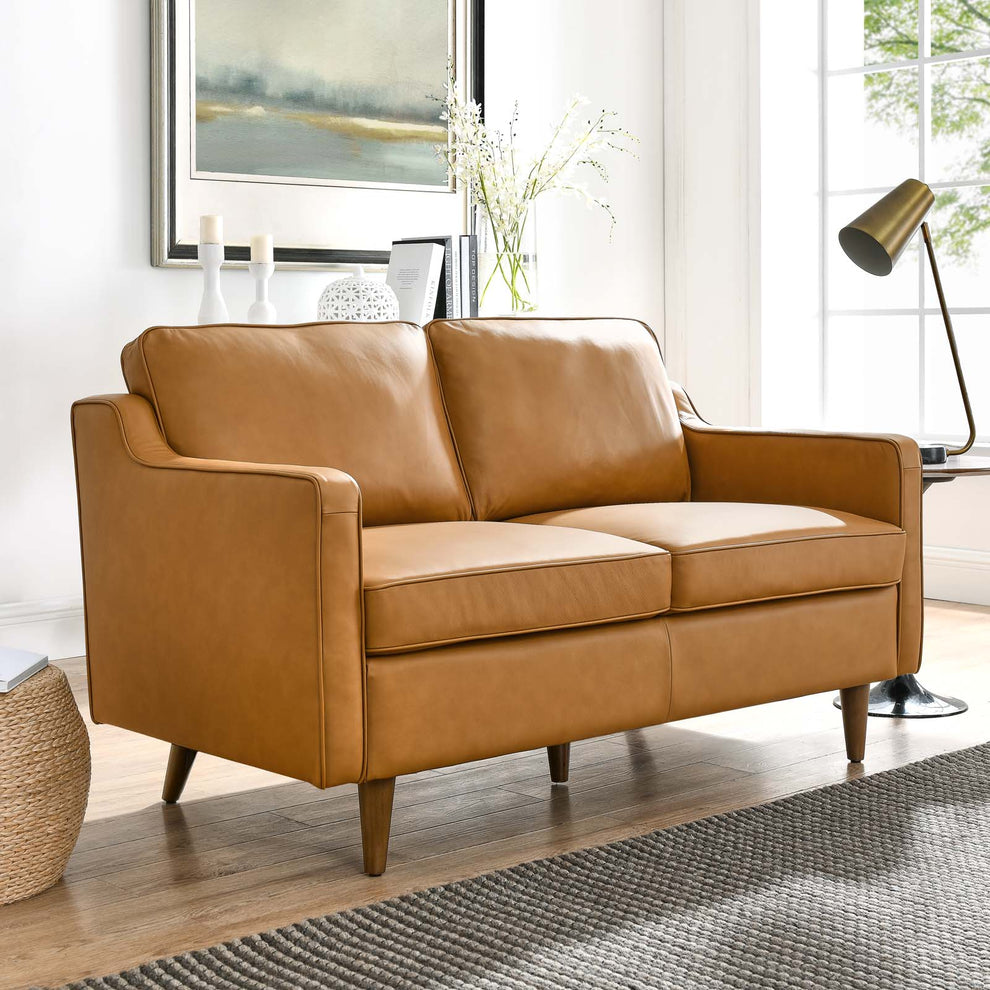 Impart Genuine Leather Loveseat By Modway - EEI-5554 | Loveseats | Modishstore - 16