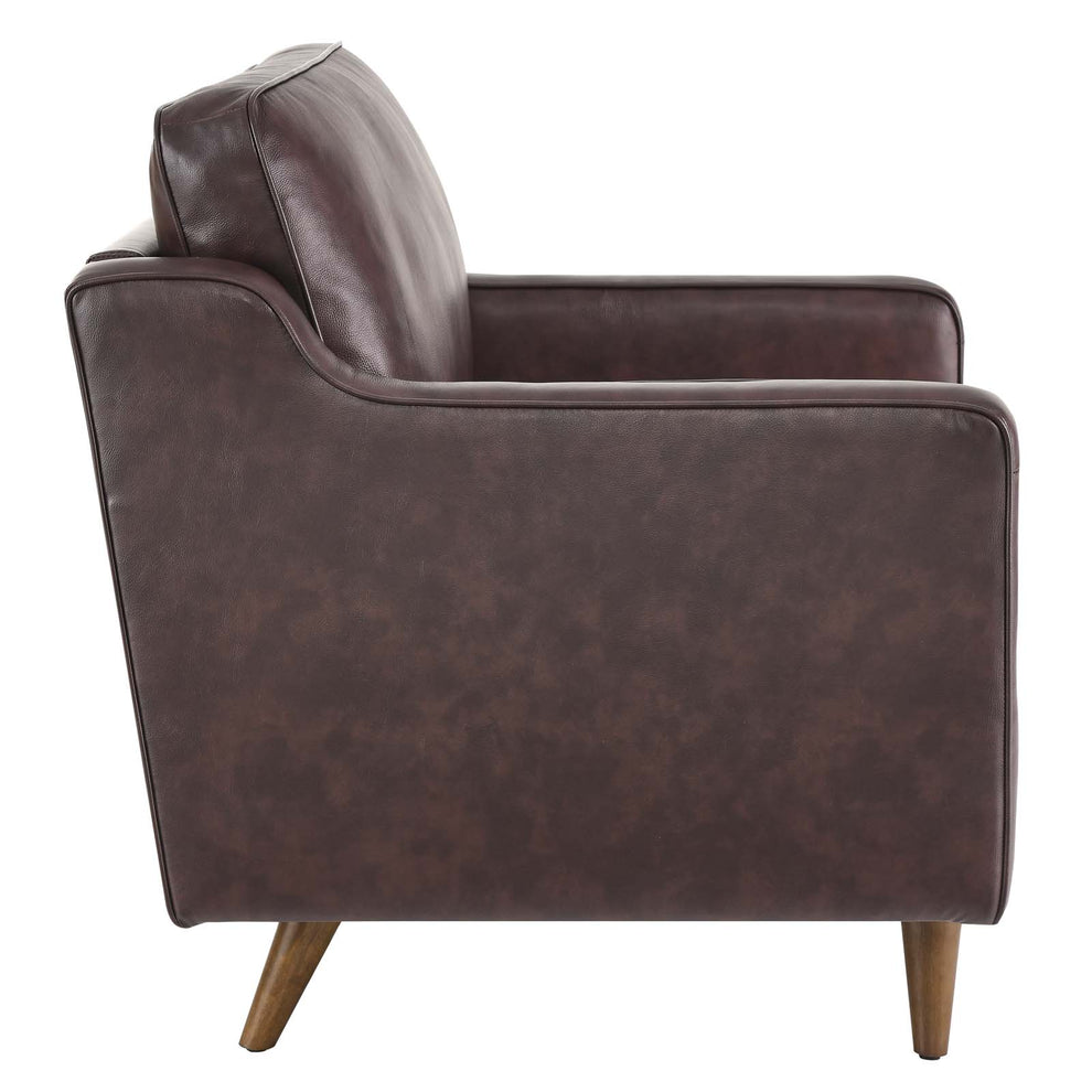 Impart Genuine Leather Armchair By Modway - EEI-5555 | Armchairs | Modishstore - 5