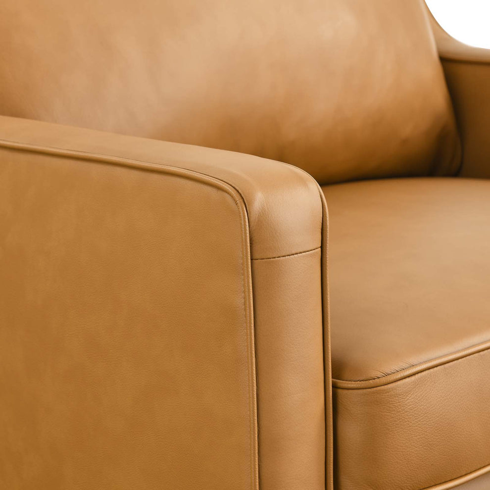 Impart Genuine Leather Armchair By Modway - EEI-5555 | Armchairs | Modishstore - 11