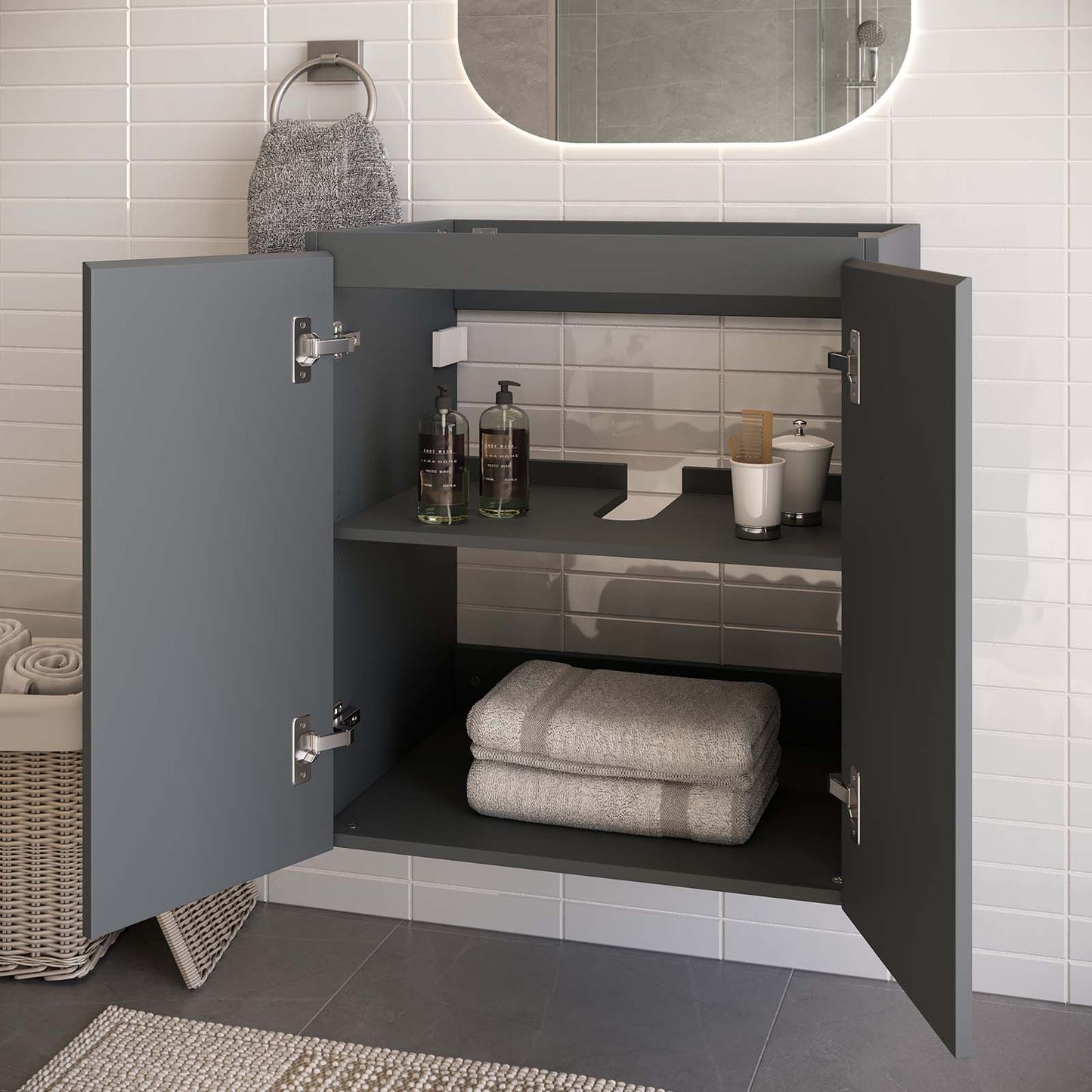 Vitality 24" Wall-Mount Bathroom Vanity By Modway - EEI-5557 | Bathroom Accessories | Modishstore - 7