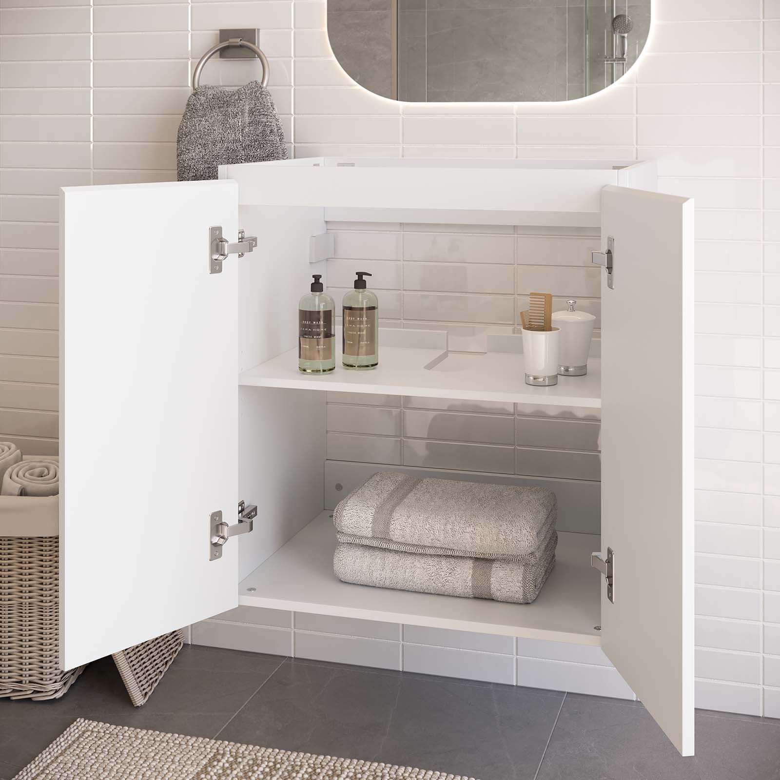 Vitality 24" Wall-Mount Bathroom Vanity By Modway - EEI-5557 | Bathroom Accessories | Modishstore - 15