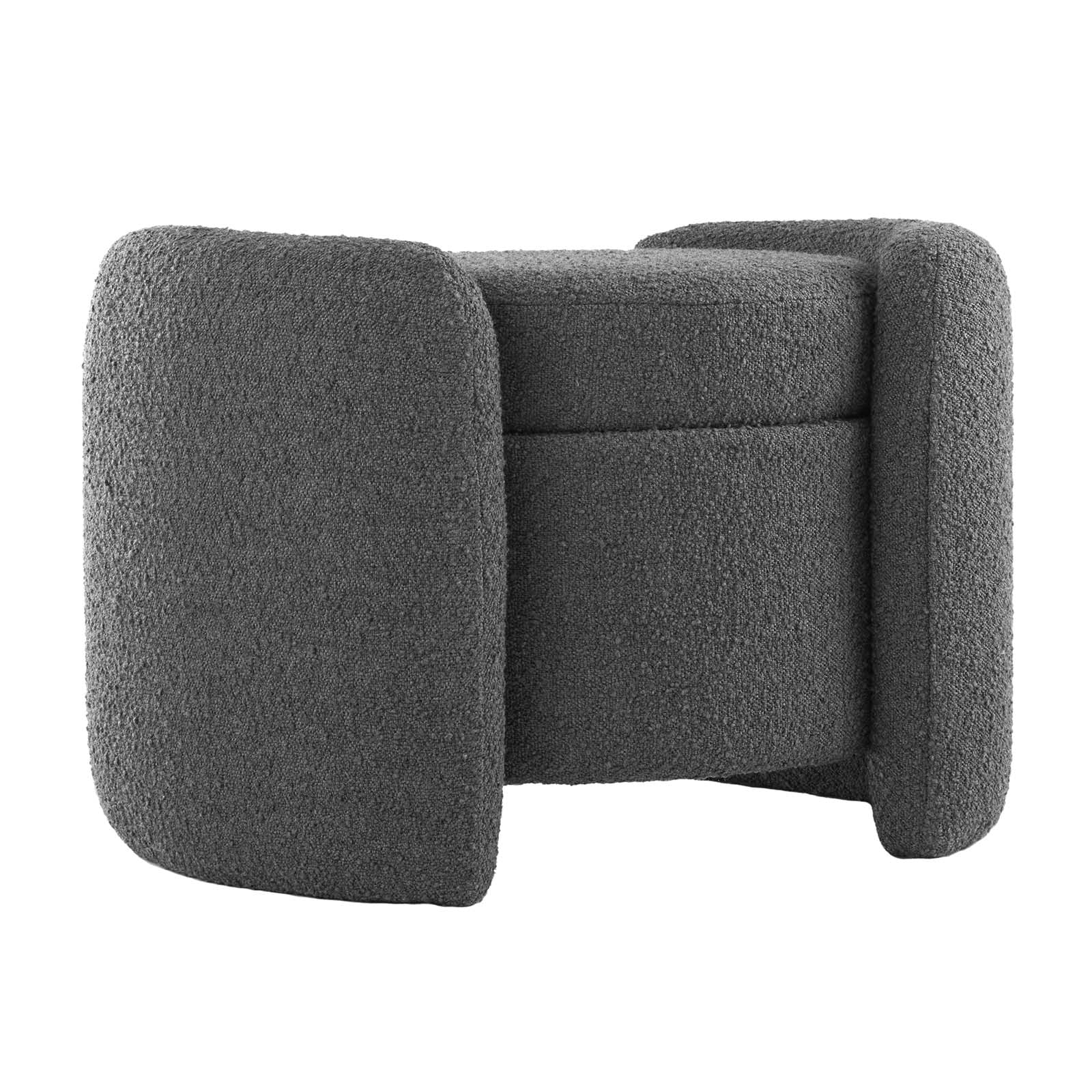 Modway Nebula Boucle Upholstered Upholstered Ottoman - EEI-5561 | Ottomans | Modishstore - 15