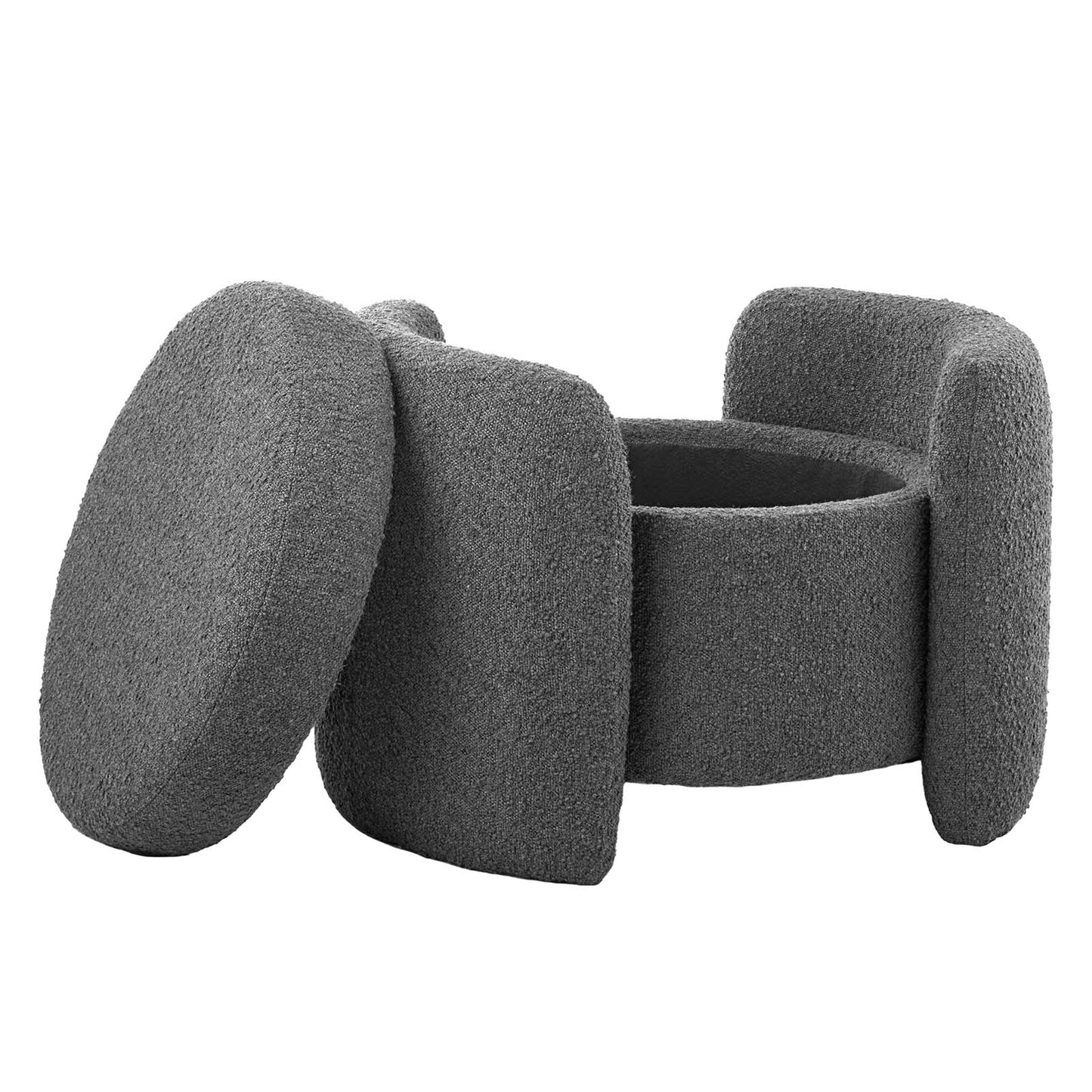 Modway Nebula Boucle Upholstered Upholstered Ottoman - EEI-5561 | Ottomans | Modishstore - 13