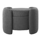 Modway Nebula Boucle Upholstered Upholstered Ottoman - EEI-5561 | Ottomans | Modishstore - 16