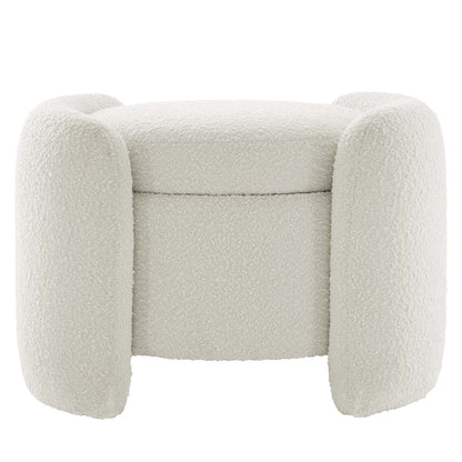 Modway Nebula Boucle Upholstered Upholstered Ottoman - EEI-5561 | Ottomans | Modishstore - 2