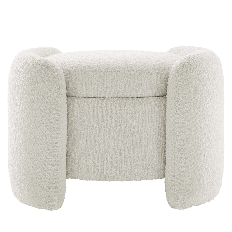 Modway Nebula Boucle Upholstered Upholstered Ottoman - EEI-5561 | Ottomans | Modishstore - 2