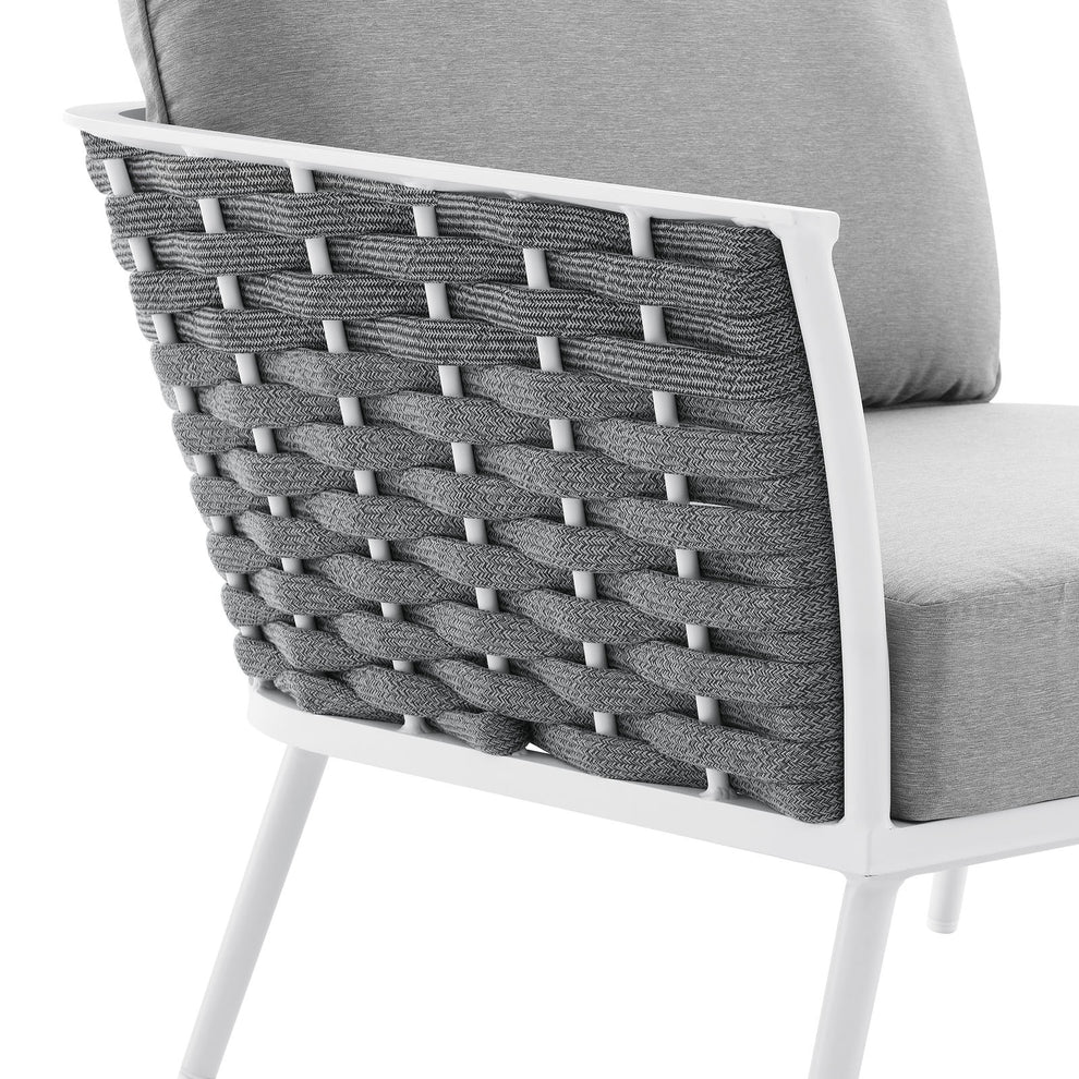 Stance Outdoor Patio Aluminum Left-Facing Armchair By Modway - EEI-5565 | Outdoor Chairs | Modishstore - 3