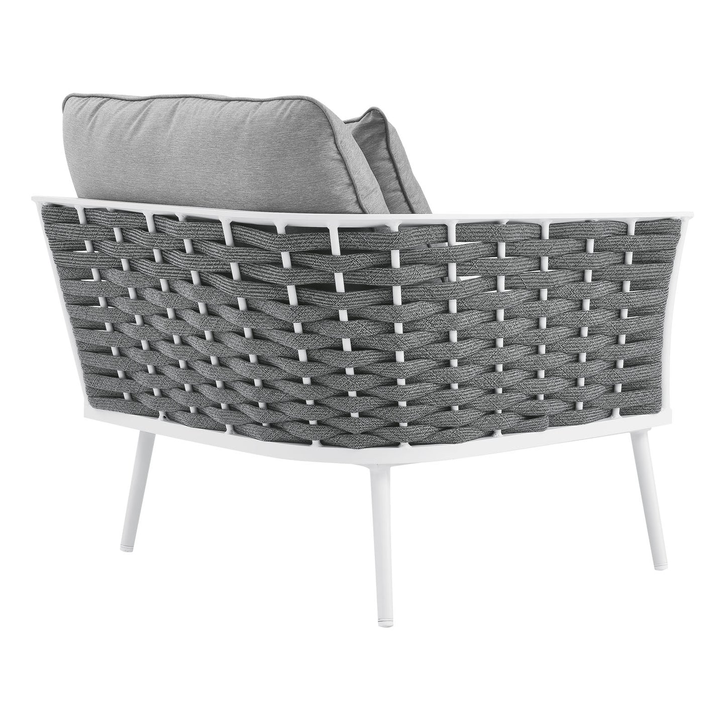 Stance Outdoor Patio Aluminum Left-Facing Armchair By Modway | Outdoor Chairs | Modishstore-5