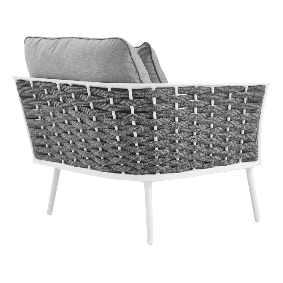 Stance Outdoor Patio Aluminum Left-Facing Armchair By Modway - EEI-5565 | Outdoor Chairs | Modishstore - 5