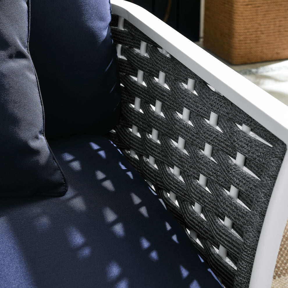 Stance Outdoor Patio Aluminum Right-Facing Armchair By Modway - EEI-5566 | Outdoor Chairs | Modishstore - 15