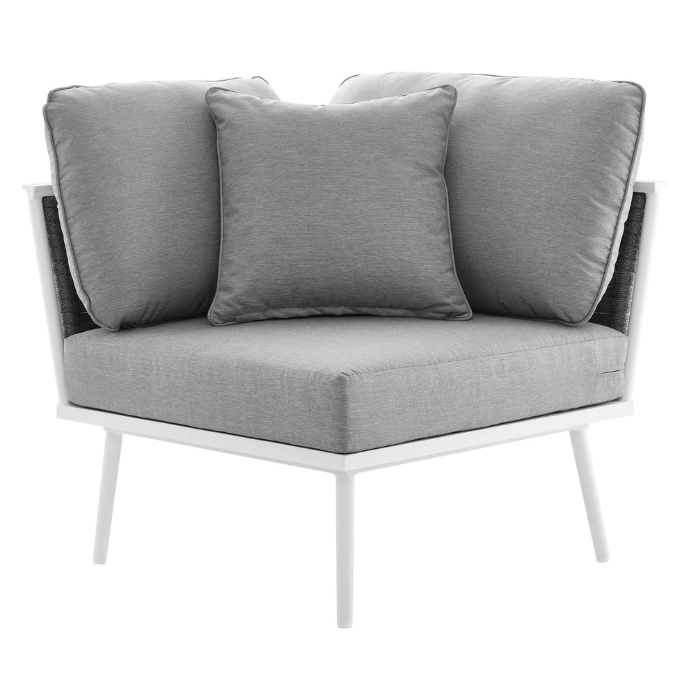 Stance Outdoor Patio Aluminum Corner Chair By Modway - EEI-5567 | Outdoor Chairs | Modishstore - 5