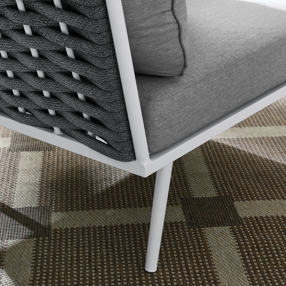 Stance Outdoor Patio Aluminum Corner Chair By Modway - EEI-5567 | Outdoor Chairs | Modishstore - 7