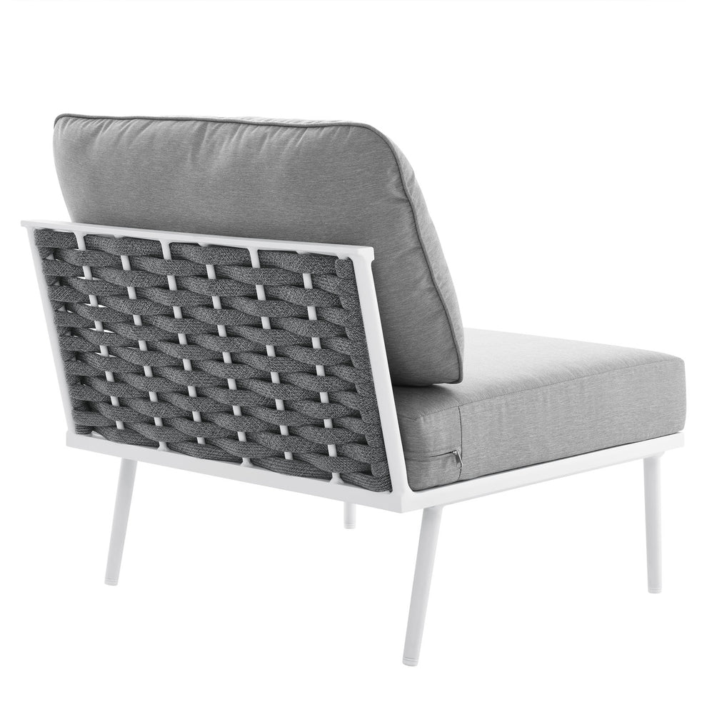 Stance Outdoor Patio Aluminum Armless Chair By Modway - EEI-5568 | Outdoor Chairs | Modishstore - 5