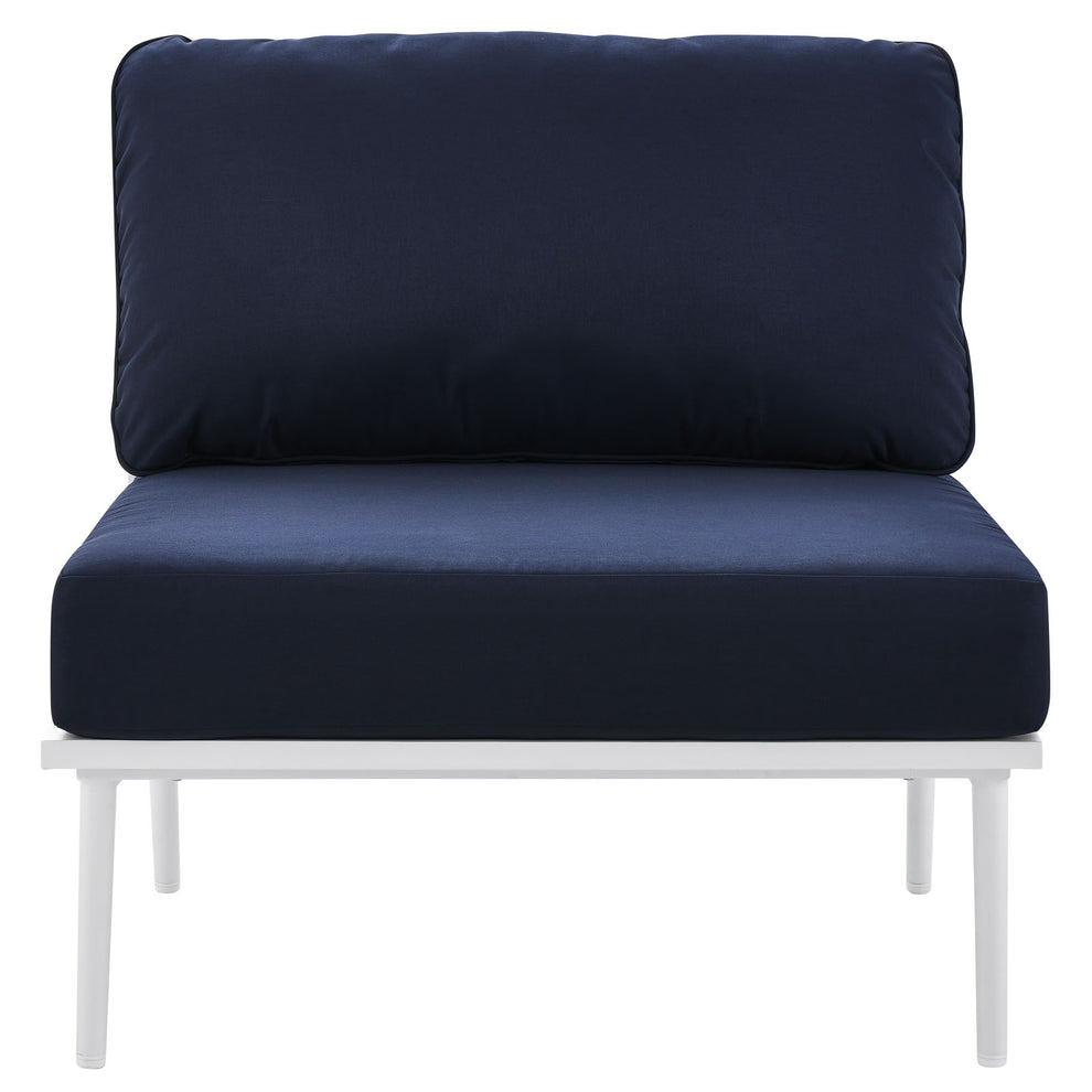 Stance Outdoor Patio Aluminum Armless Chair By Modway - EEI-5568 | Outdoor Chairs | Modishstore - 13