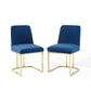 Amplify Sled Base Performance Velvet Dining Chairs - Set of 2 By Modway - EEI-5569 | Dining Chairs | Modishstore - 19