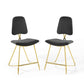 Ponder Counter Stool Performance Velvet Set of 2 By Modway - EEI-5572 | Counter Stools | Modishstore - 1