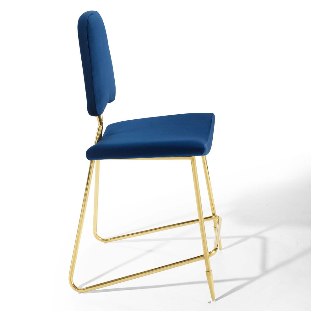 Ponder Counter Stool Performance Velvet Set of 2 By Modway - EEI-5572 | Counter Stools | Modishstore - 14