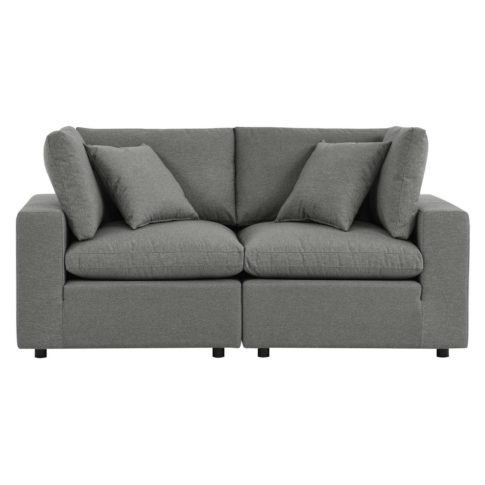 Modway Commix Overstuffed Outdoor Patio Loveseat - EEI-5576 | Outdoor Sofas, Loveseats & Sectionals | Modishstore - 2