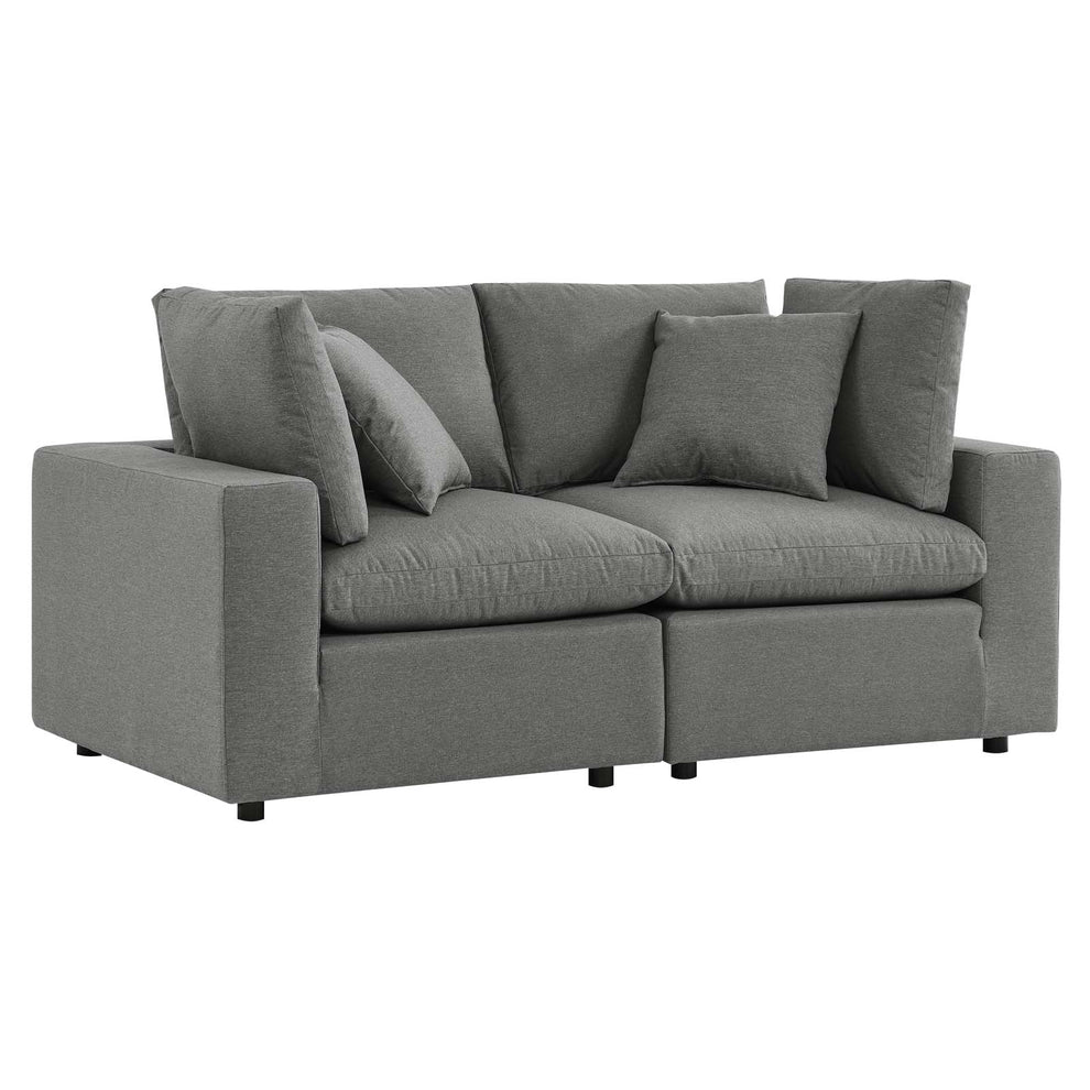 Modway Commix Overstuffed Outdoor Patio Loveseat - EEI-5576 | Outdoor Sofas, Loveseats & Sectionals | Modishstore - 3