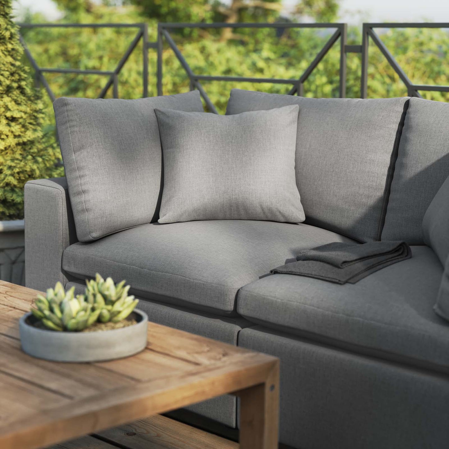 Modway Commix Overstuffed Outdoor Patio Loveseat | Outdoor Sofas, Loveseats & Sectionals | Modishstore