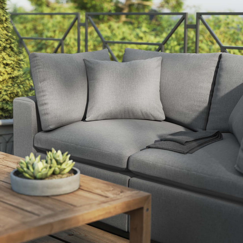 Modway Commix Overstuffed Outdoor Patio Loveseat - EEI-5576 | Outdoor Sofas, Loveseats & Sectionals | Modishstore - 1