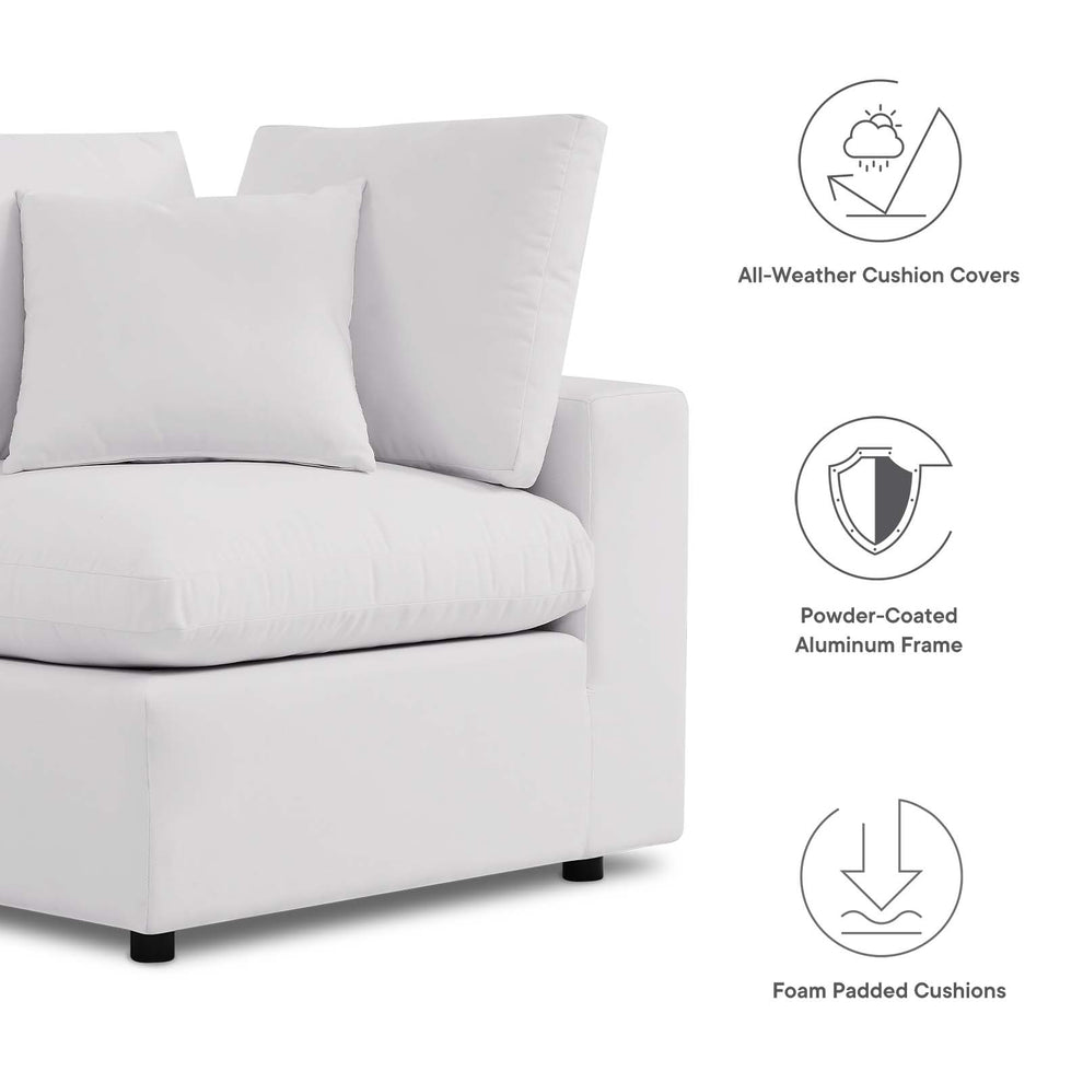 Modway Commix Overstuffed Outdoor Patio Loveseat - EEI-5576 | Outdoor Sofas, Loveseats & Sectionals | Modishstore - 24
