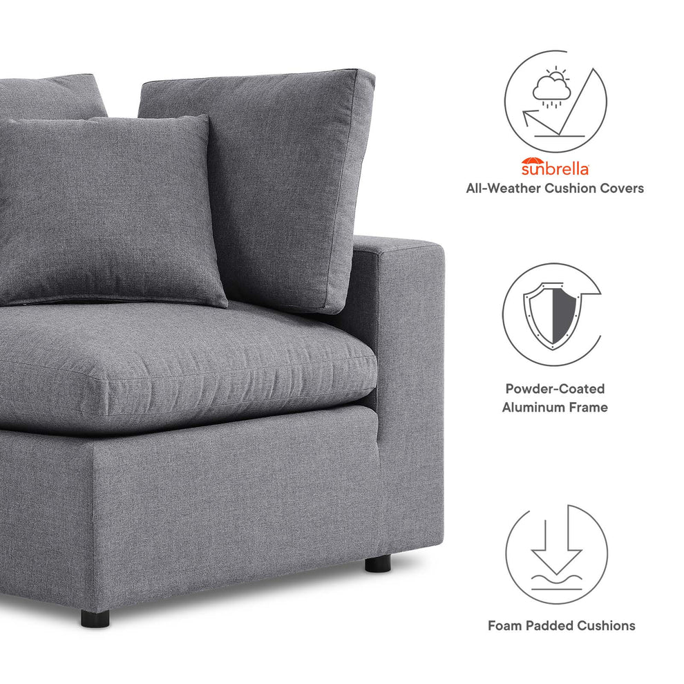 Modway Commix Sunbrella® Outdoor Patio Loveseat - EEI-5577 | Outdoor Sofas, Loveseats & Sectionals | Modishstore - 16
