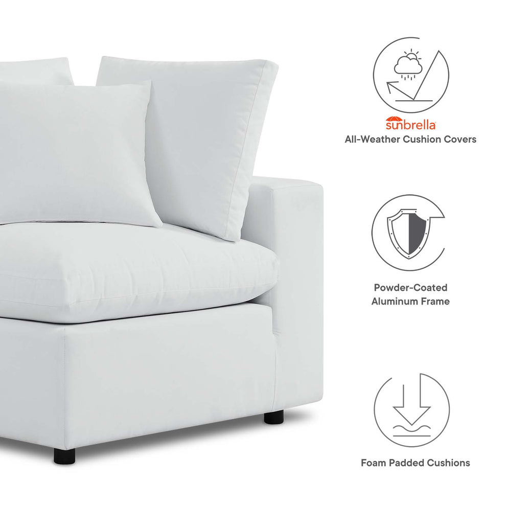 Modway Commix Sunbrella® Outdoor Patio Loveseat - EEI-5577 | Outdoor Sofas, Loveseats & Sectionals | Modishstore - 24