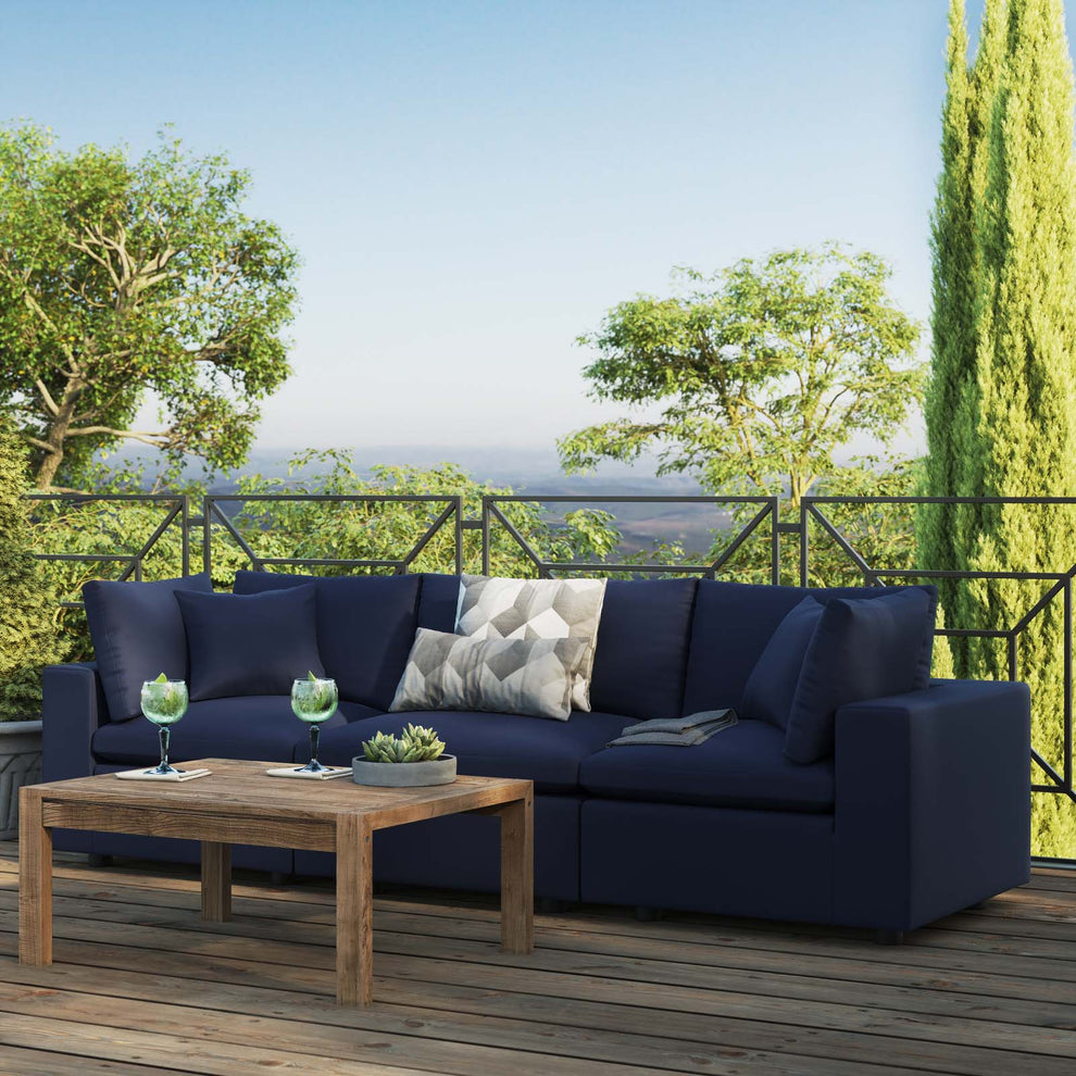Modway Commix Overstuffed Outdoor Patio Sofa - EEI-5578 | Outdoor Sofas, Loveseats & Sectionals | Modishstore - 9
