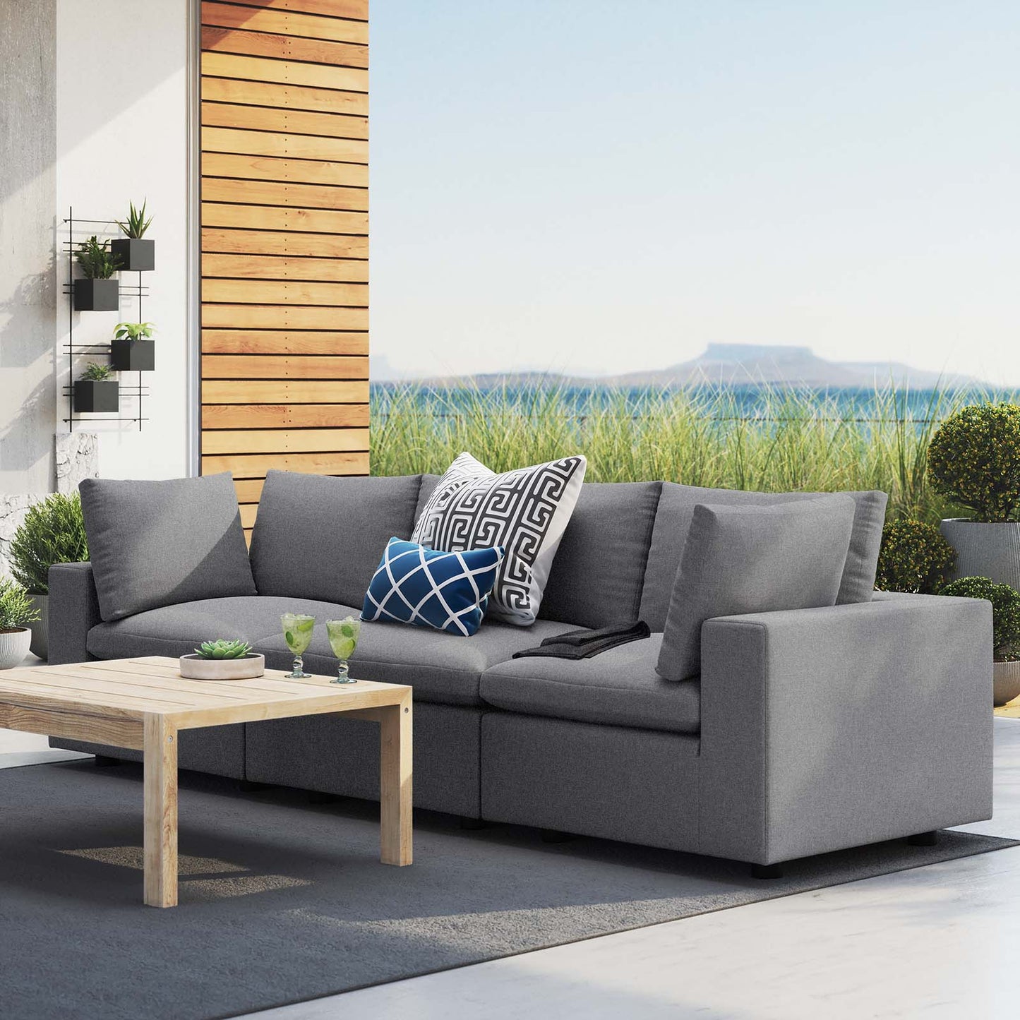 Modway Commix  Sunbrella® Outdoor Patio Sofa | Outdoor Sofas, Loveseats & Sectionals | Modishstore-9