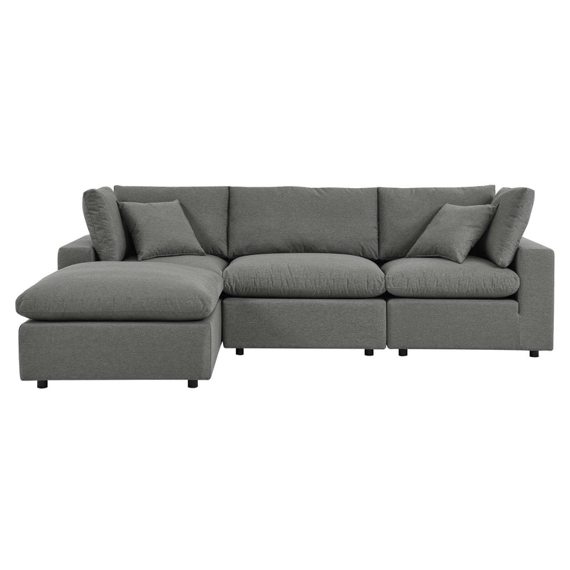 Modway Commix 4-Piece Outdoor Patio Sectional Sofa | Outdoor Sofas, Loveseats & Sectionals | Modishstore-2