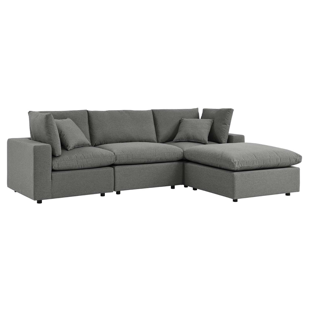 Modway Commix 4-Piece Outdoor Patio Sectional Sofa - EEI-5580 | Outdoor Sofas, Loveseats & Sectionals | Modishstore - 4