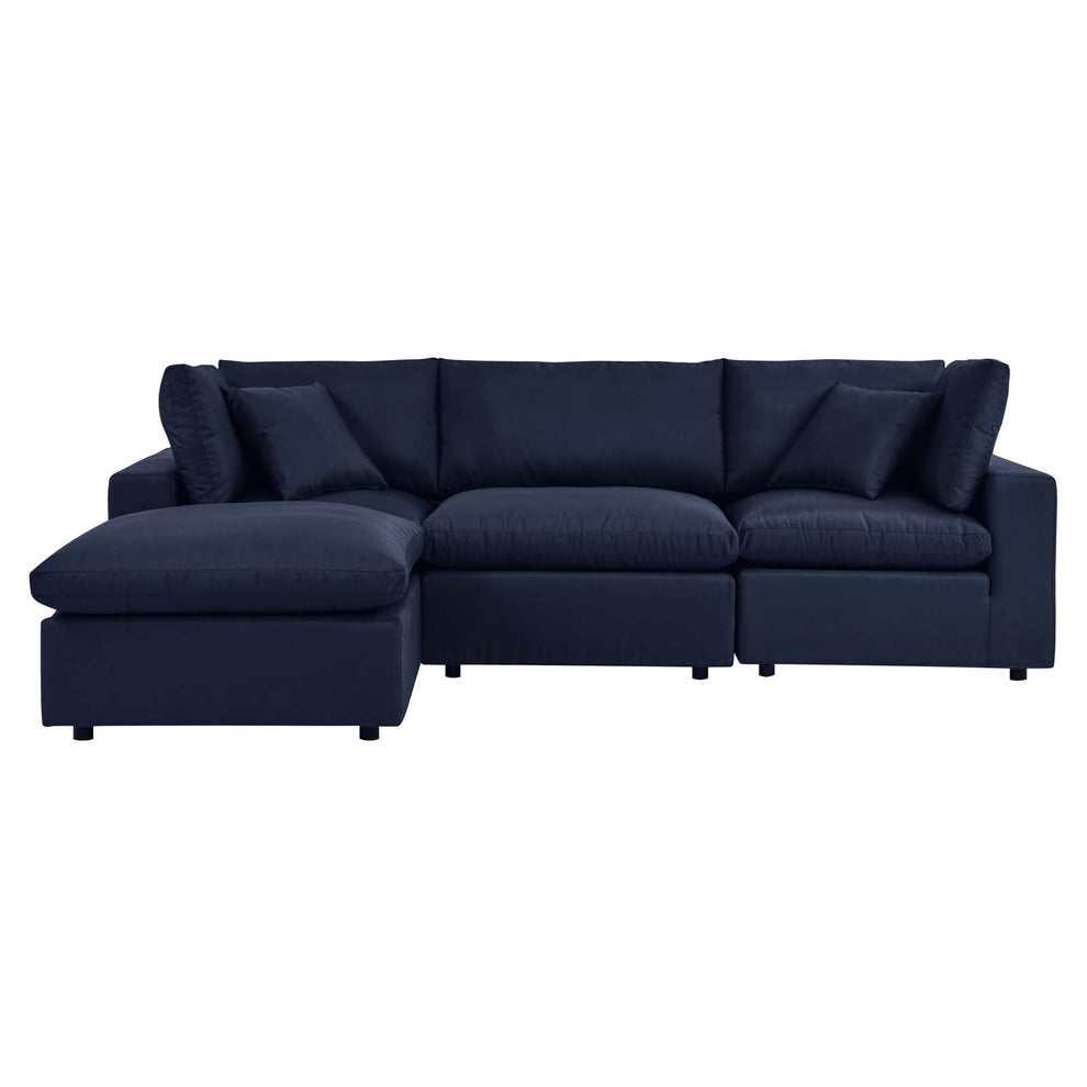 Modway Commix 4-Piece Outdoor Patio Sectional Sofa - EEI-5580 | Outdoor Sofas, Loveseats & Sectionals | Modishstore - 10