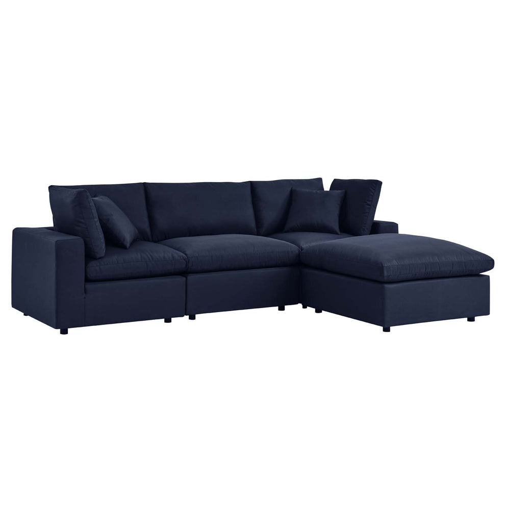 Modway Commix 4-Piece Outdoor Patio Sectional Sofa - EEI-5580 | Outdoor Sofas, Loveseats & Sectionals | Modishstore - 12