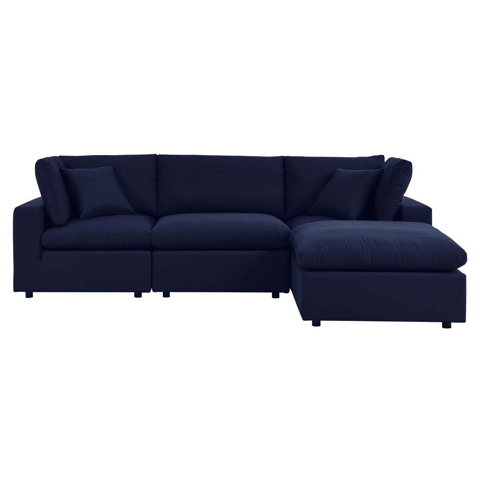 Modway Commix 4-Piece Sunbrella® Outdoor Patio Sectional Sofa - EEI-5581 | Outdoor Sofas, Loveseats & Sectionals | Modishstore - 3
