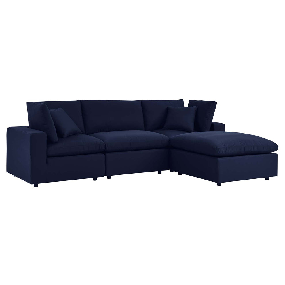 Modway Commix 4-Piece Sunbrella® Outdoor Patio Sectional Sofa - EEI-5581 | Outdoor Sofas, Loveseats & Sectionals | Modishstore - 4