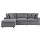 Modway Commix 4-Piece Sunbrella® Outdoor Patio Sectional Sofa | Outdoor Sofas, Loveseats & Sectionals | Modishstore-10