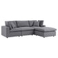 Modway Commix 4-Piece Sunbrella® Outdoor Patio Sectional Sofa | Outdoor Sofas, Loveseats & Sectionals | Modishstore-12