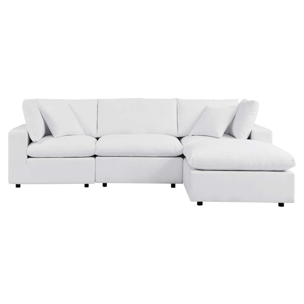Modway Commix 4-Piece Sunbrella® Outdoor Patio Sectional Sofa - EEI-5581 | Outdoor Sofas, Loveseats & Sectionals | Modishstore - 19