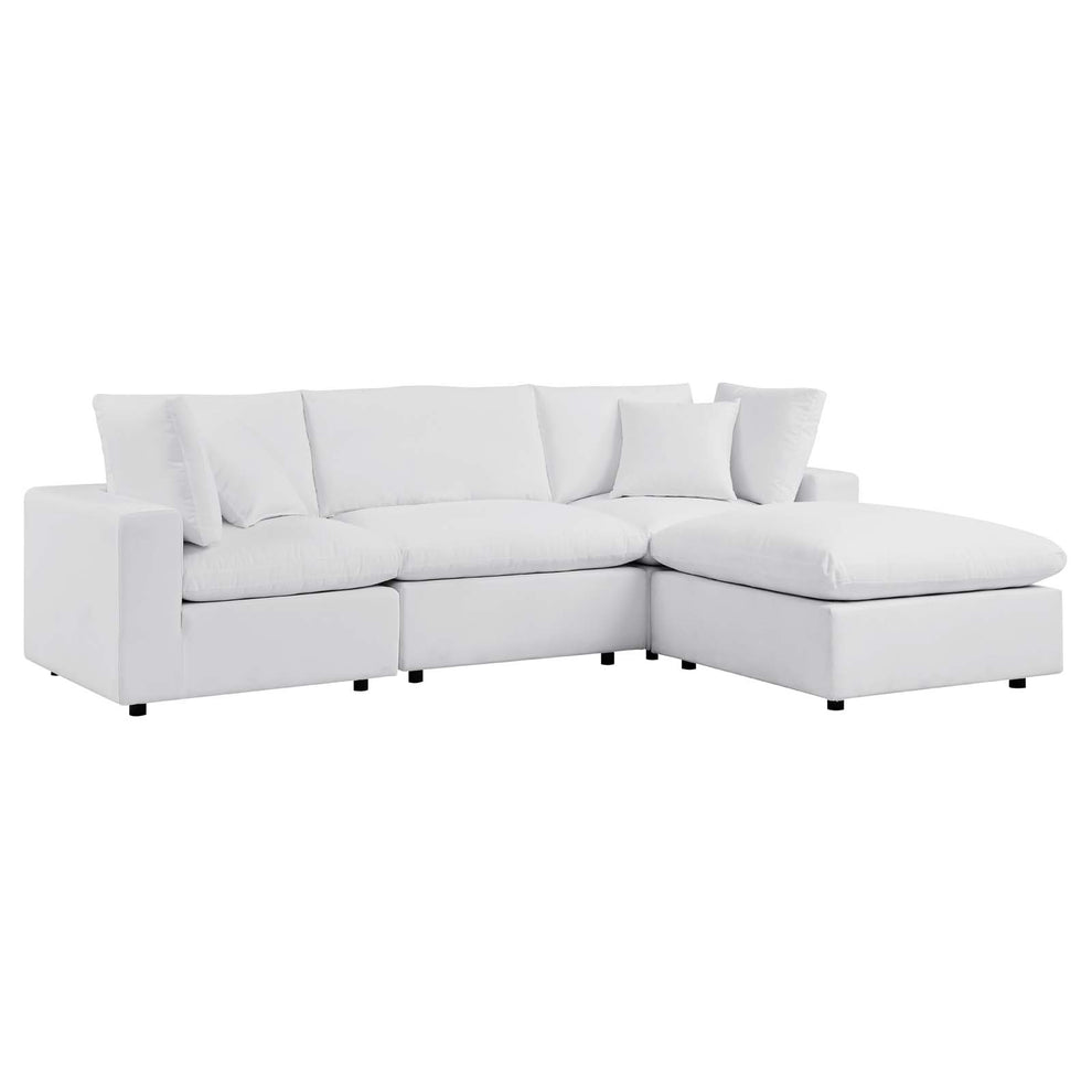 Modway Commix 4-Piece Sunbrella® Outdoor Patio Sectional Sofa - EEI-5581 | Outdoor Sofas, Loveseats & Sectionals | Modishstore - 20