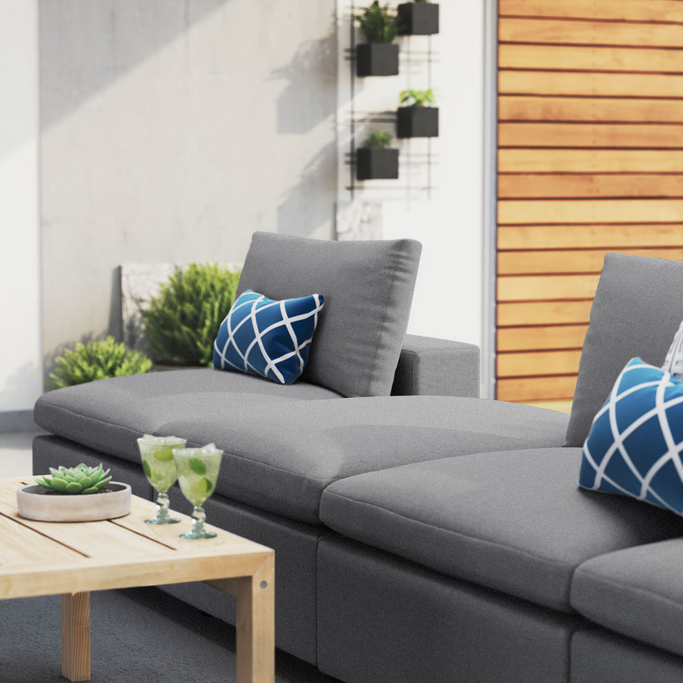Modway Commix 4-Piece Sunbrella® Outdoor Patio Sectional Sofa - EEI-5582 | Outdoor Sofas, Loveseats & Sectionals | Modishstore - 10