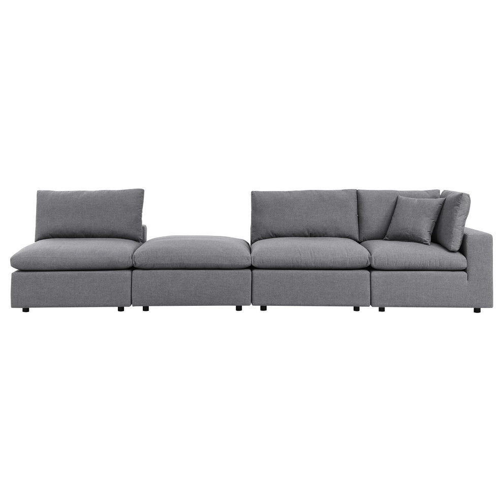 Modway Commix 4-Piece Sunbrella® Outdoor Patio Sectional Sofa - EEI-5582 | Outdoor Sofas, Loveseats & Sectionals | Modishstore - 11