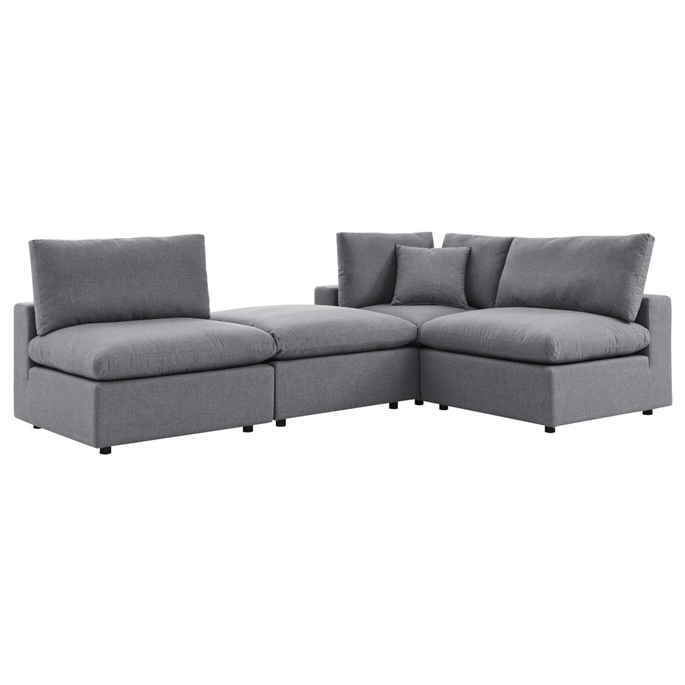Modway Commix 4-Piece Sunbrella® Outdoor Patio Sectional Sofa - EEI-5582 | Outdoor Sofas, Loveseats & Sectionals | Modishstore - 14