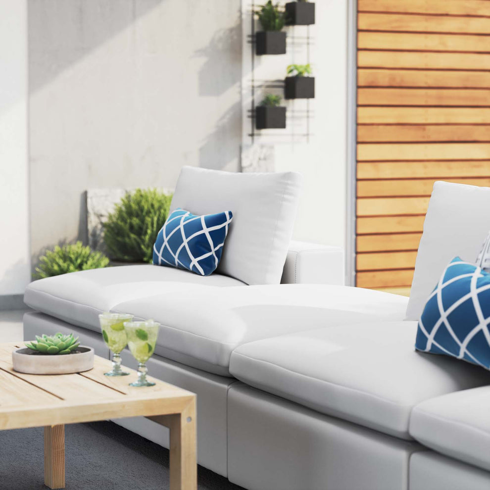 Modway Commix 4-Piece Sunbrella® Outdoor Patio Sectional Sofa - EEI-5582 | Outdoor Sofas, Loveseats & Sectionals | Modishstore - 17