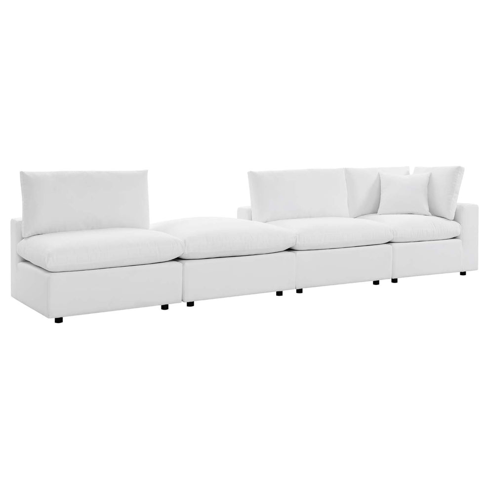 Modway Commix 4-Piece Sunbrella® Outdoor Patio Sectional Sofa - EEI-5582 | Outdoor Sofas, Loveseats & Sectionals | Modishstore - 20