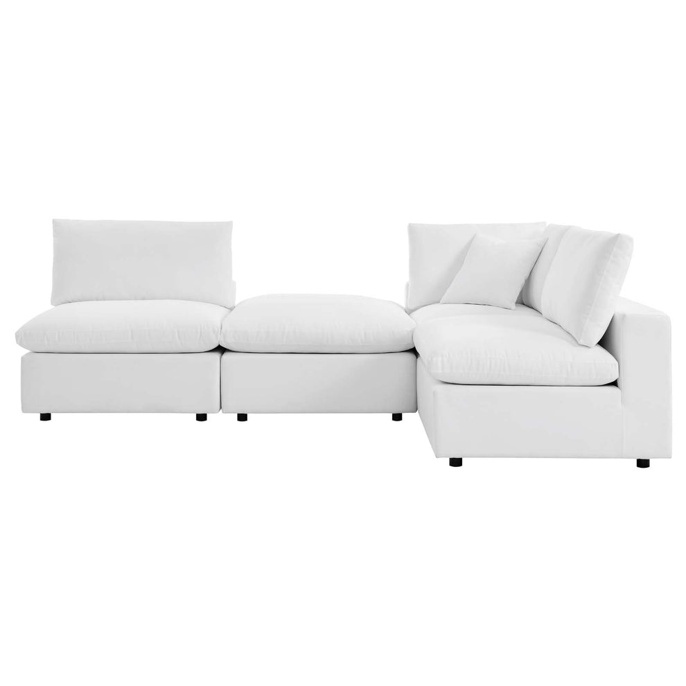 Modway Commix 4-Piece Sunbrella® Outdoor Patio Sectional Sofa - EEI-5582 | Outdoor Sofas, Loveseats & Sectionals | Modishstore - 21