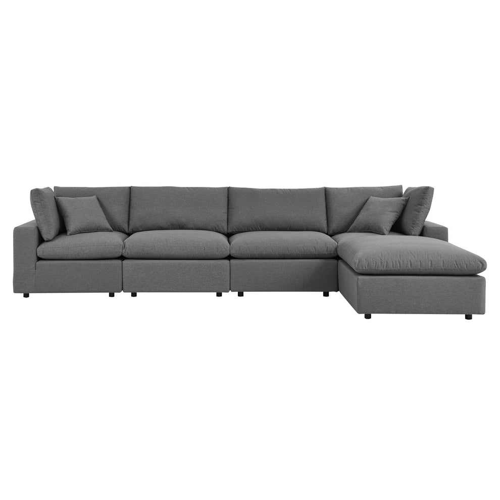 Modway Commix 5-Piece Outdoor Patio Sectional Sofa - EEI-5583 | Outdoor Sofas, Loveseats & Sectionals | Modishstore - 2